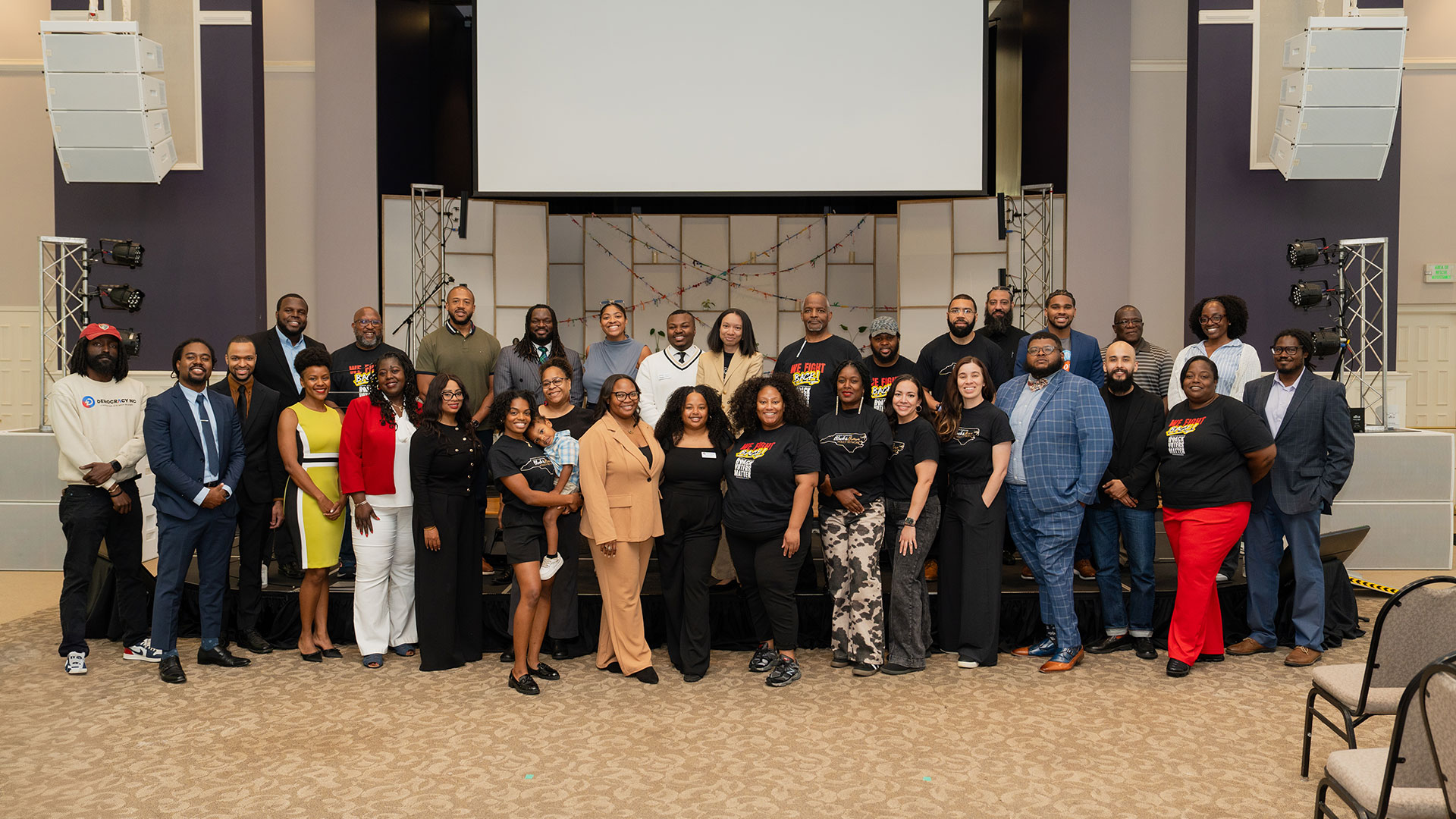 Members of Black and Brown Policy Network at Advocacy Day