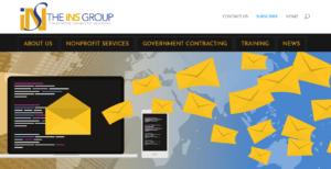 Homepage of The INS Group website